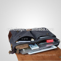 Canvas Leather Messenger Bag Shoulder Laptop School Bag